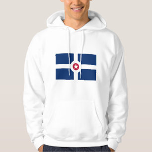 Sudadera encapuchada con bandera de Indianápolis,