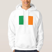 Sudadera encapuchada con bandera de Irlanda