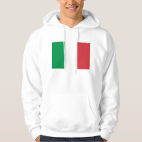 Sudadera encapuchada con bandera de Italia