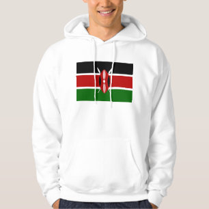 Sudadera encapuchada con bandera de Kenia