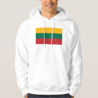 Sudadera encapuchada con bandera de Lituania