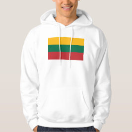 Sudadera encapuchada con bandera de Lituania