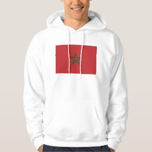 Sudadera encapuchada con bandera de Marruecos