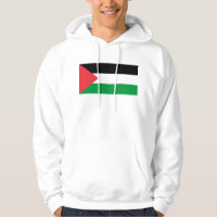 Sudadera encapuchada con bandera de Palestina