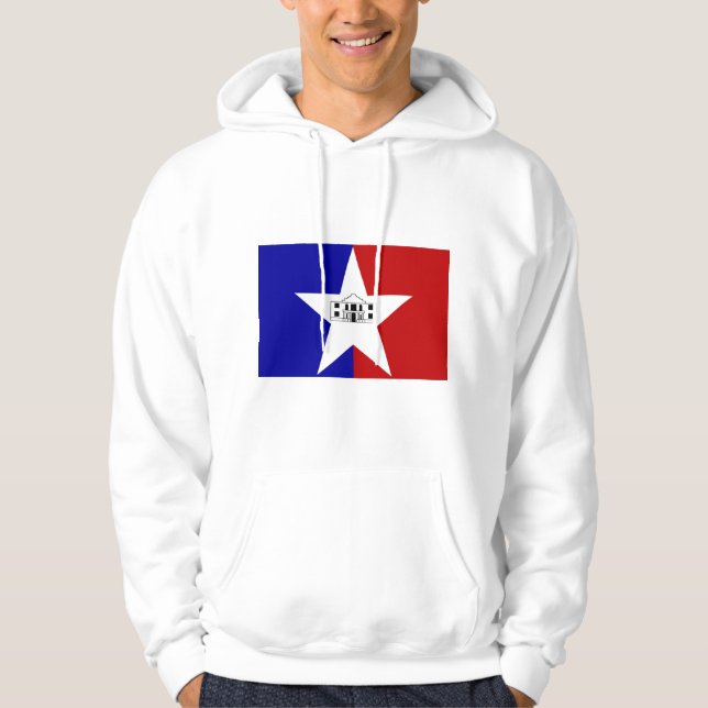 Sudadera encapuchada con bandera de San Antonio, E (Anverso)
