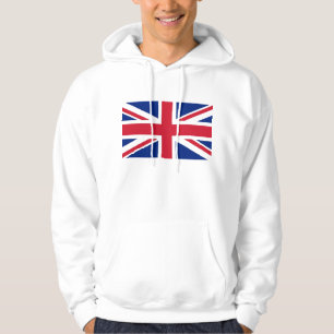 Sudadera encapuchada con bandera del Reino Unido