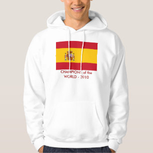 Sudadera encapuchada con bandera española