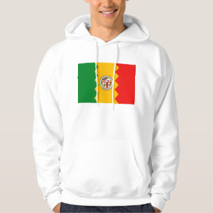 Sudadera encapuchada con bandera estadounidense de