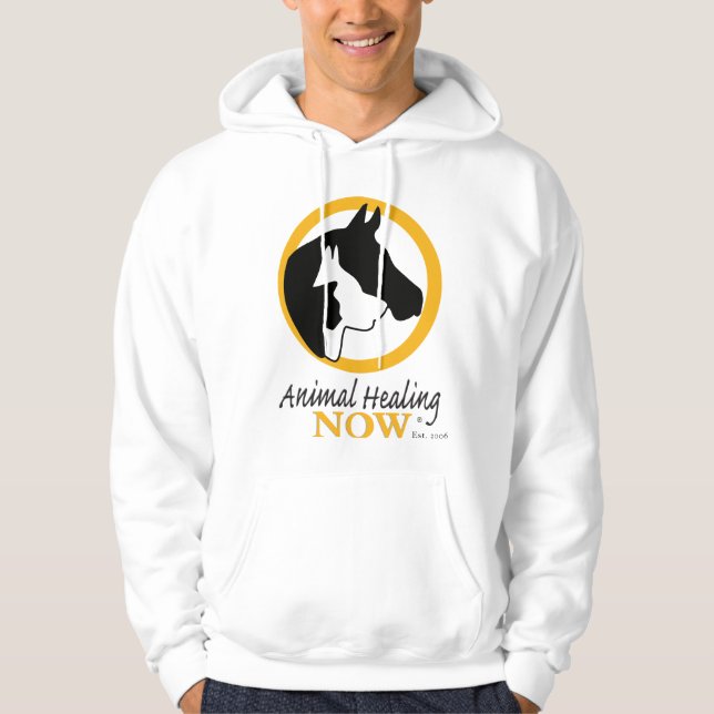 Sudadera encapuchada de los hombres para curar ani (Anverso)