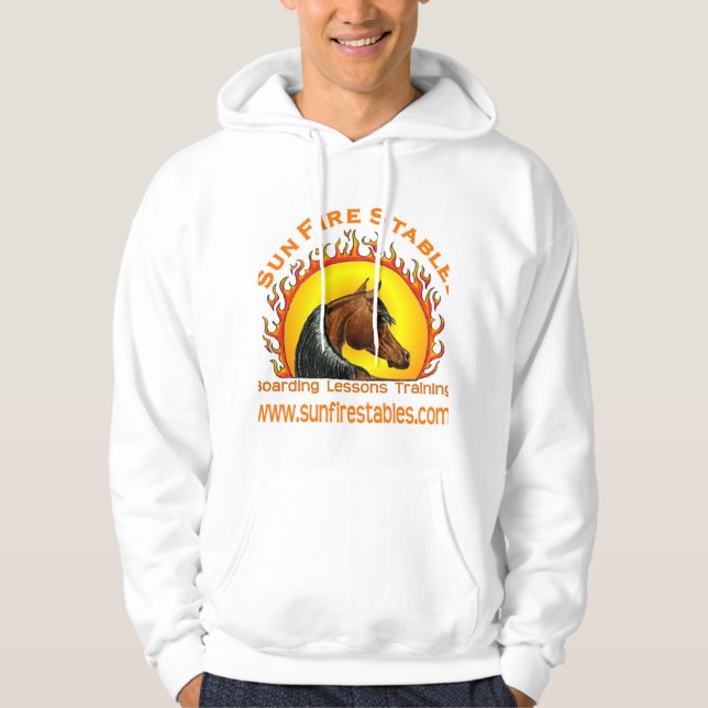 Sudadera encapuchada de Sun Fire Stables (Anverso)