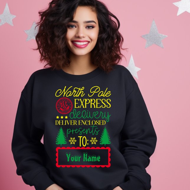 Sudadera Encerrado el envío de North Pole Express (Subido por el creador)