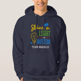 Sudadera Enciende un equipo personalizado de autismo