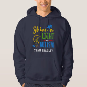 Sudadera Enciende un equipo personalizado de autismo