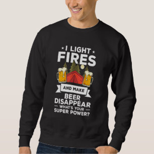 Sudadera Enciendo Fuegos Y Hago Que La Cerveza Desaparezca 