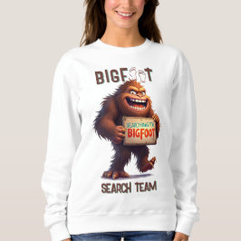 Sudadera Encontrar Selfie de Sasquatch Bigfoot Negro