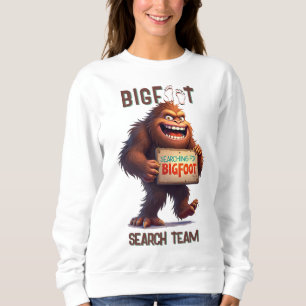 Sudadera Encontrar Selfie de Sasquatch Bigfoot Negro