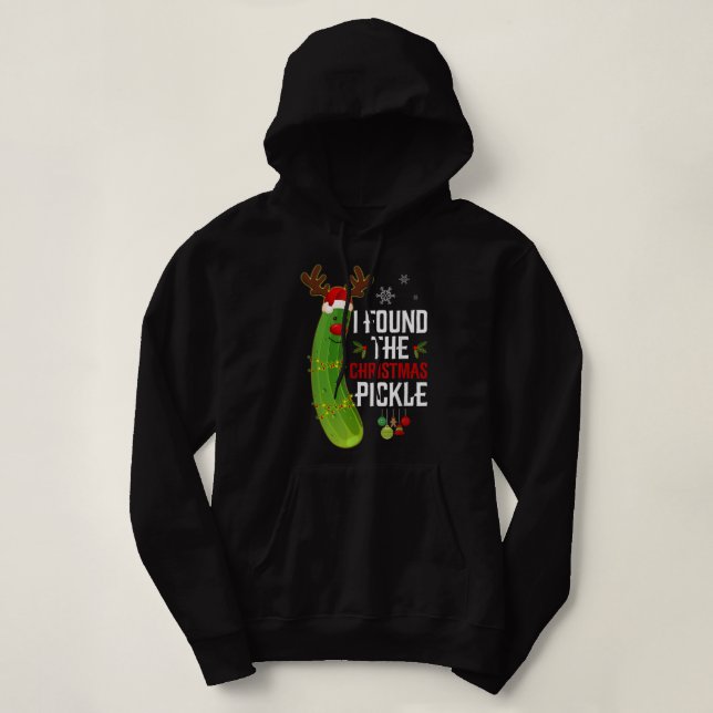 Sudadera Encontré A Los Navidades Pickle (Diseño del anverso)