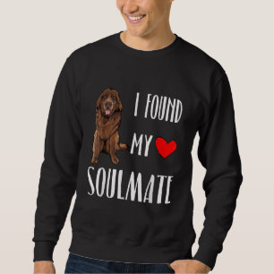 Sudadera Encontré A Mi Amante De Perros De Terranova