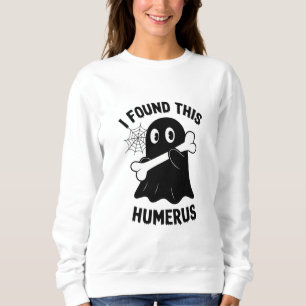 Sudadera Encontré este fantasma de Halloween Húmero