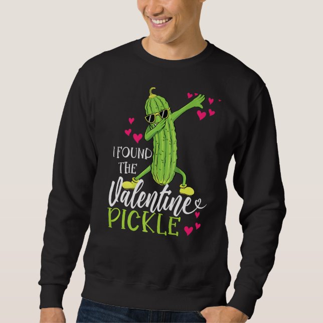 Sudadera Encontré La Divertida Cucumbe De Dabbing De Valent (Anverso)