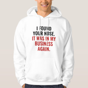 Sudadera Encontré Tu Nariz