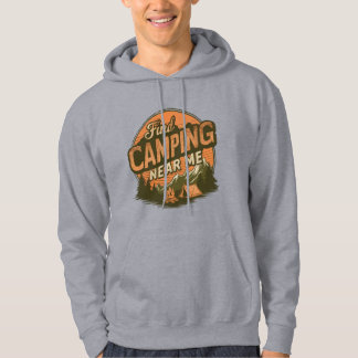 Sudadera Encuentra Camping Cerca De Mí - Acogedor Hoodie /