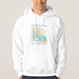 Sudadera Encuentra tu tranquilidad en las conchas del mar.