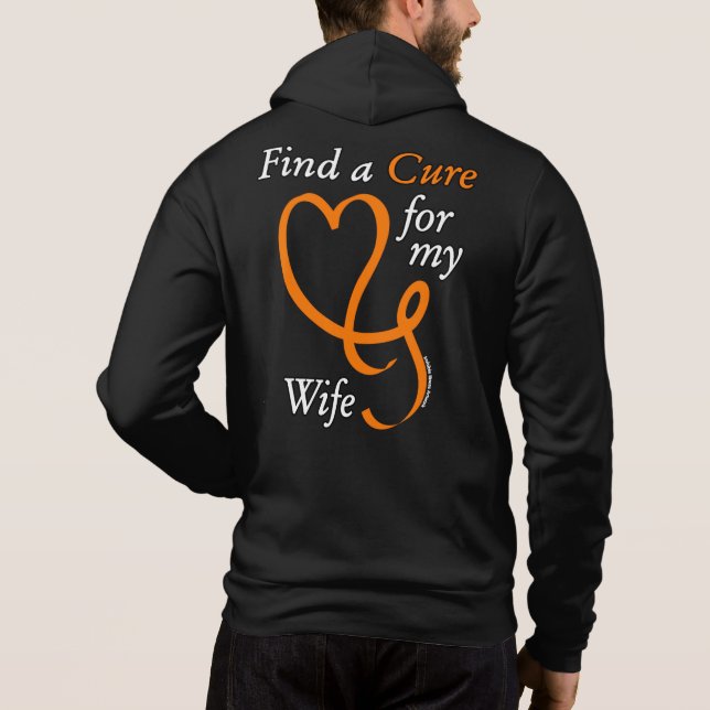 Sudadera Encuentra una cura/corazón/esposa...RSD/CRPS (Reverso)
