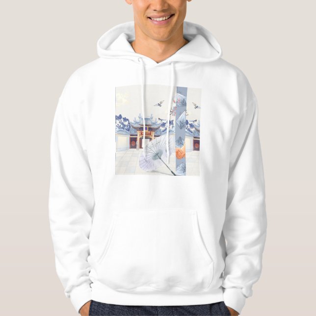 Sudadera Encuentro en el Templo: El Parasol de Seda (Anverso)