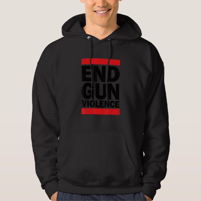 Sudadera End Gun Violence Now Peace Enough June Awareness 2 (Anverso)