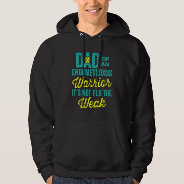 Sudadera Endometriosis Endo Survivor Dad Warrior 1 (Anverso)