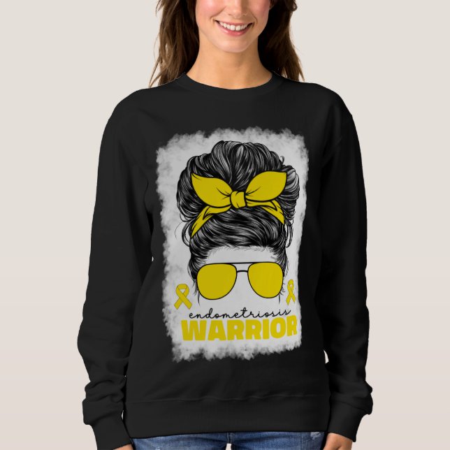 Sudadera Endometriosis Warrior For Women Mom Endometriosis  (Anverso)