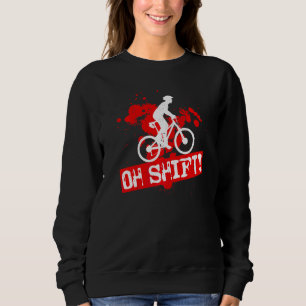 Sudadera Enduro MTB Bicicleta De Montaña Bajando Por La Col