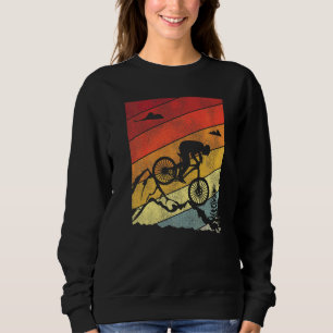Sudadera Enduro MTB Bicicleta De Montaña Bajando Retro Vin