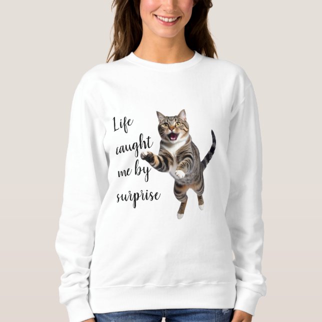 Sudadera Energetic Cat Leap (Anverso)