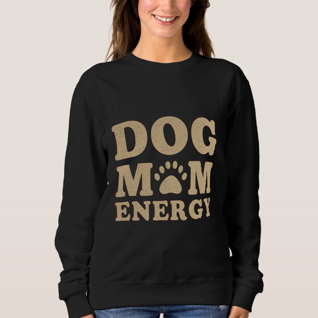 Sudadera Energía de Mamá Perruna (Anverso)