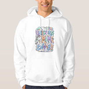 Sudadera Energía de Mamá Unicornio Diseño Kawaii Vectorial_