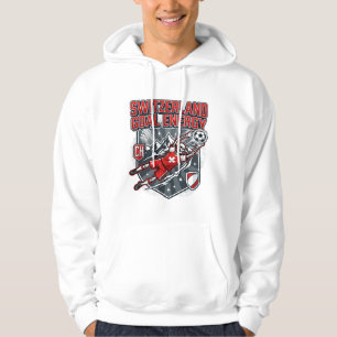 Sudadera Energía del gol de Suiza Esqueleto Delantero Nacio