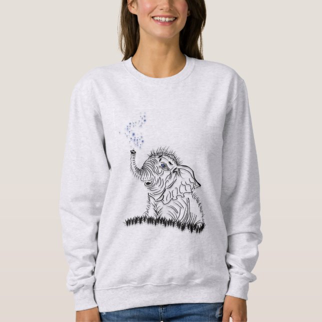 Sudadera Energía elefante (Anverso)