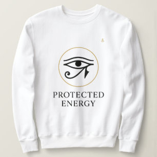 Sudadera Energía Protegida – Símbolo Mínimo del Ojo de Horu
