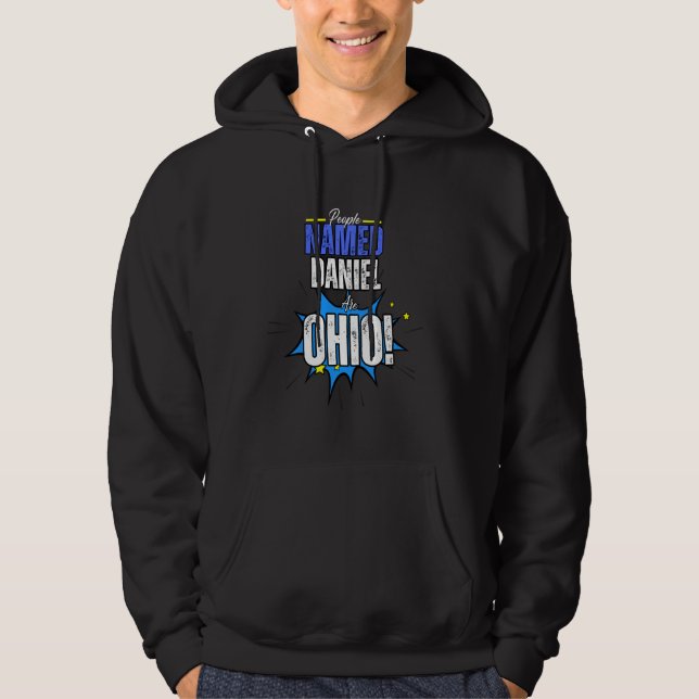 Sudadera Enérgico Daniel Name-Ohio Humor estilo historieta (Anverso)