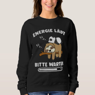 Sudadera Energie Laden Sloth Panda Bear Chiller