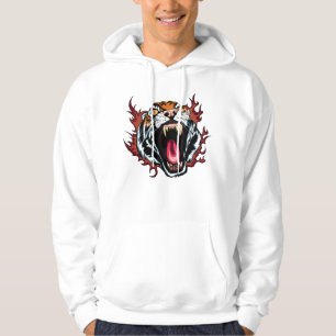 Sudadera Enfadado Roaring Tiger Face