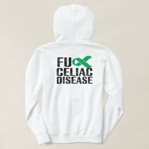 Sudadera Enfermedad Celíaca FU - Negro y Verde