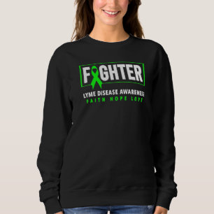 Sudadera Enfermedad de Lyme Enfermedad de Lyme Verde