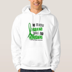 Sudadera Enfermedad de riñón llevo el verde para mi hija