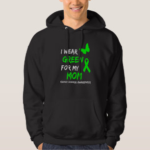 Sudadera Enfermedad Renal Que Uso Verde Para Mi Mamá Cinta 