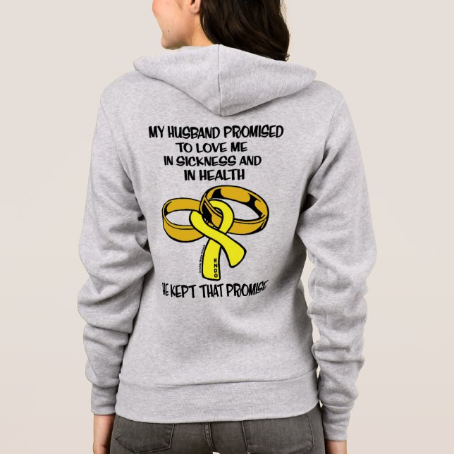 Sudadera Enfermedad/Salud...Endometriosis Hoodie (Reverso)