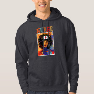 Sudadera enfermera afro negra mes de la historia negra esta