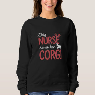 Sudadera Enfermera Ama Regalos de Perros Corgi para Amantes